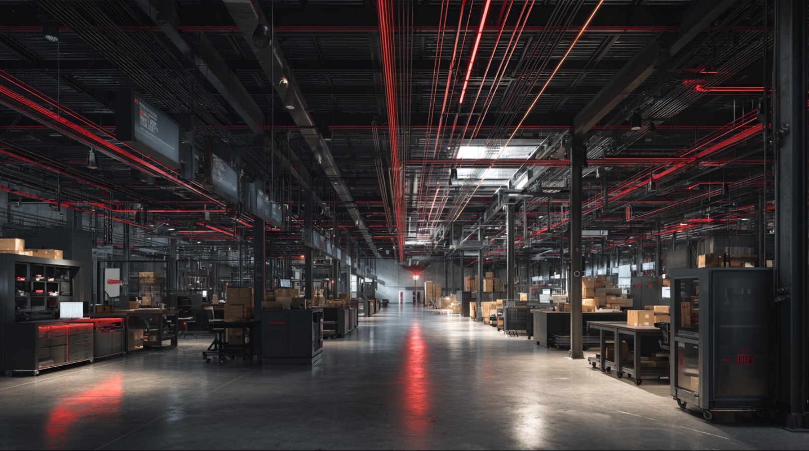 Warehouse network Cabling